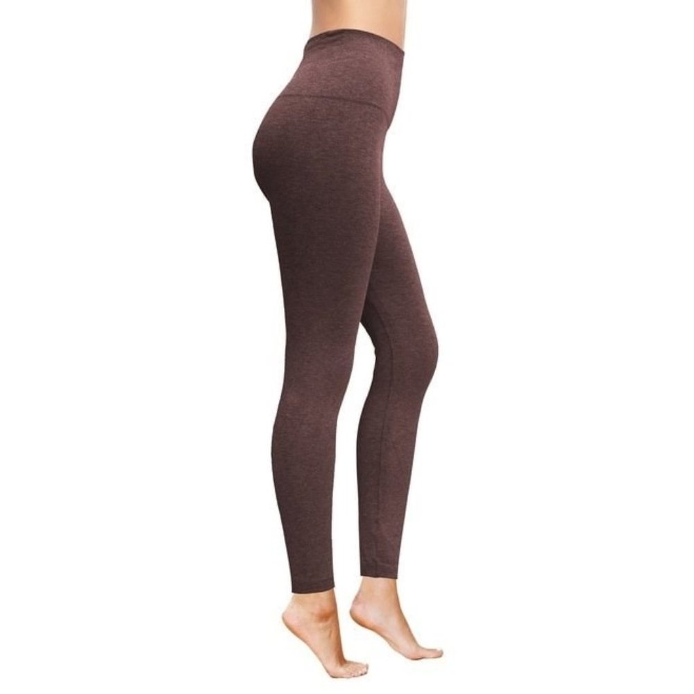 Women's Knitted Fleece Lined Leggings - High Waist